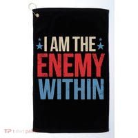 I Am The Enemy Within Golf Towel thumb 0