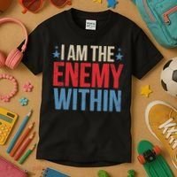 I Am The Enemy Within Kids T-Shirt thumb 3