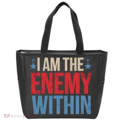 I Am The Enemy Within Tote Bag