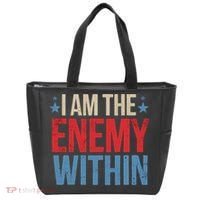 I Am The Enemy Within Tote Bag thumb 0