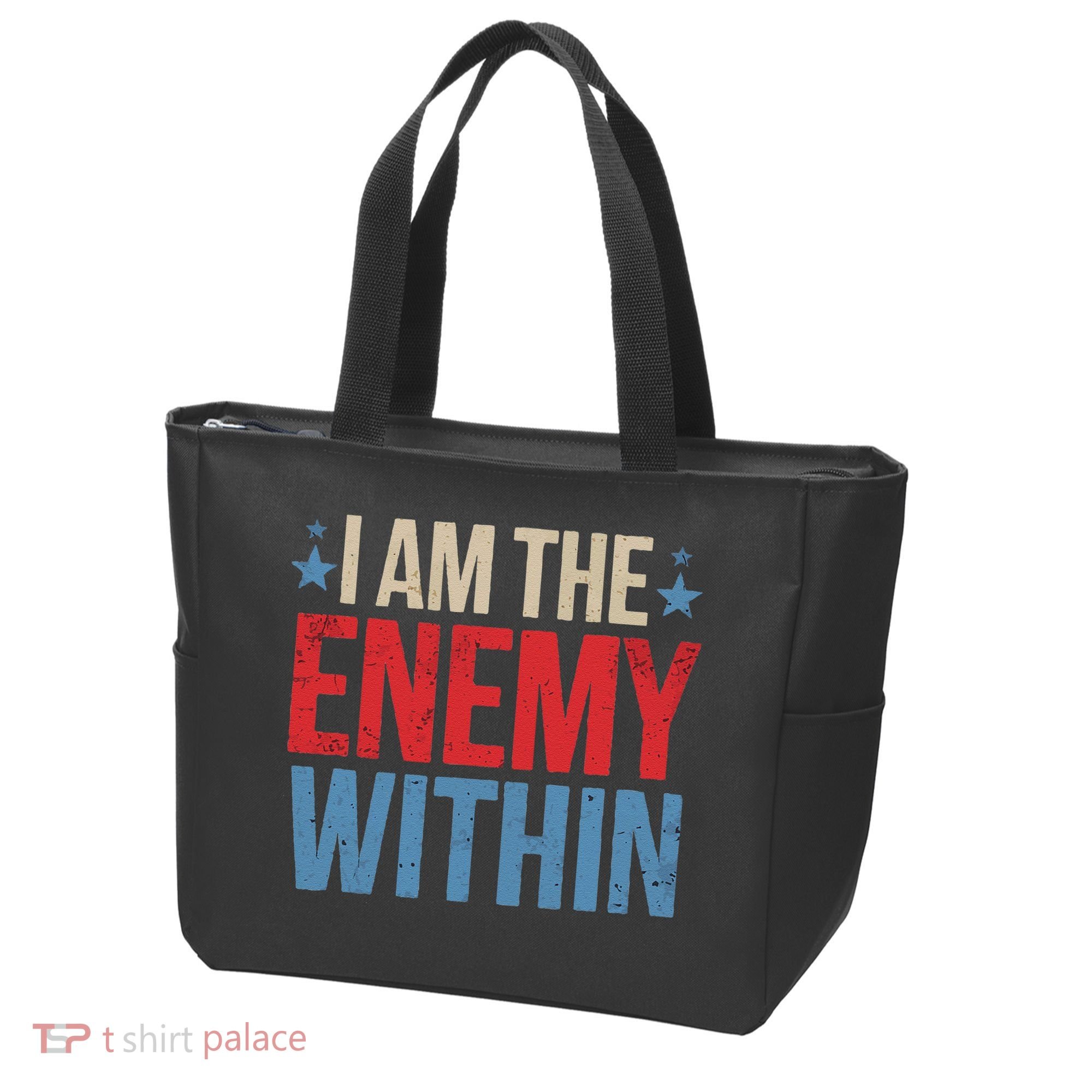 I Am The Enemy Within Tote Bag