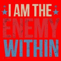 I Am The Enemy Within Santa Hat thumb 1