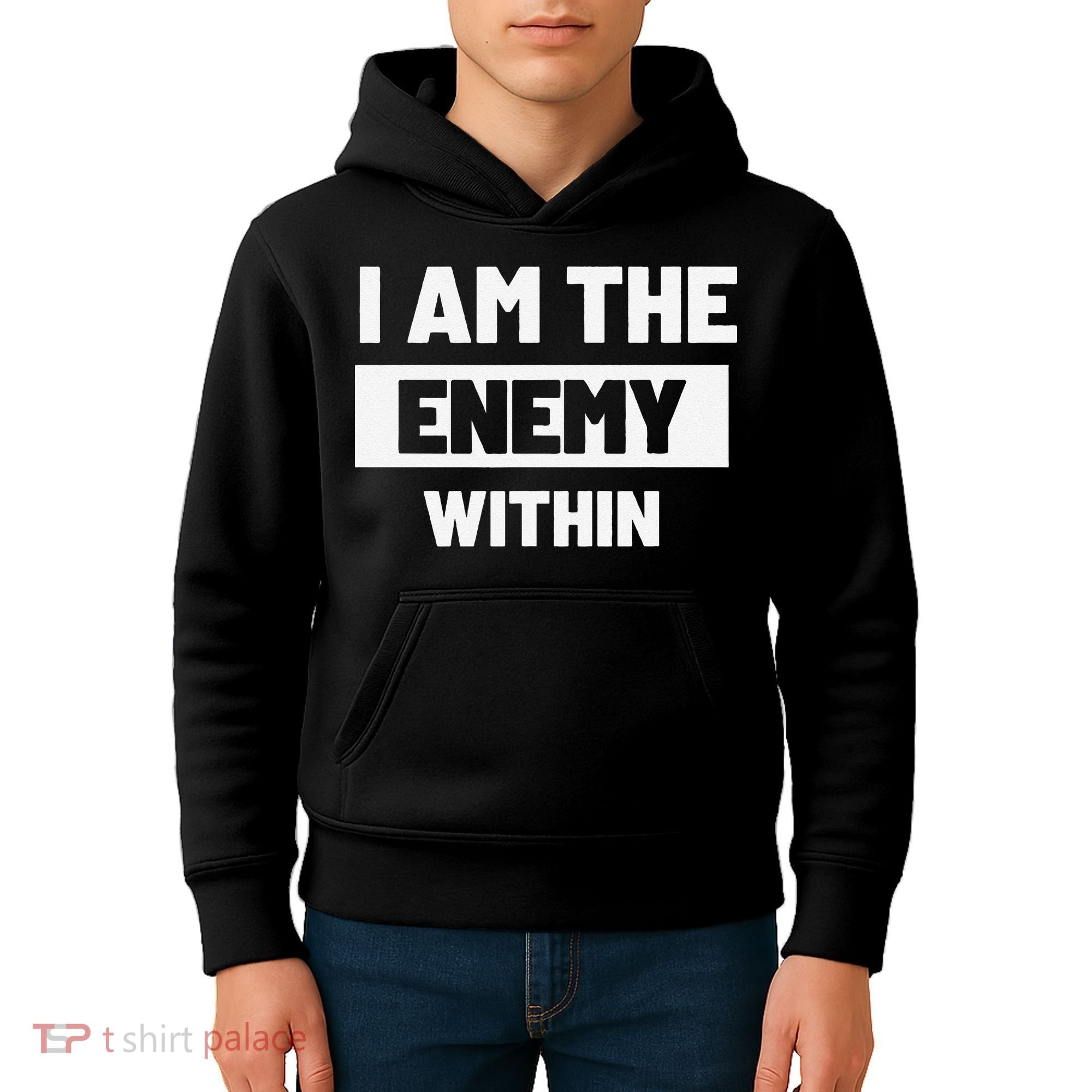 I Am The Enemy Within Kids Hoodie