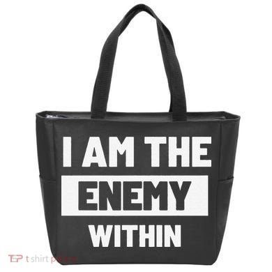 I Am The Enemy Within Tote Bag