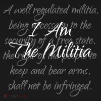 I Am The Militia Pro 2Nd Amendment Proud American Women's Hoodie thumb 2