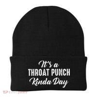 Its A Throat Punch Kinda Day Beanie thumb 0