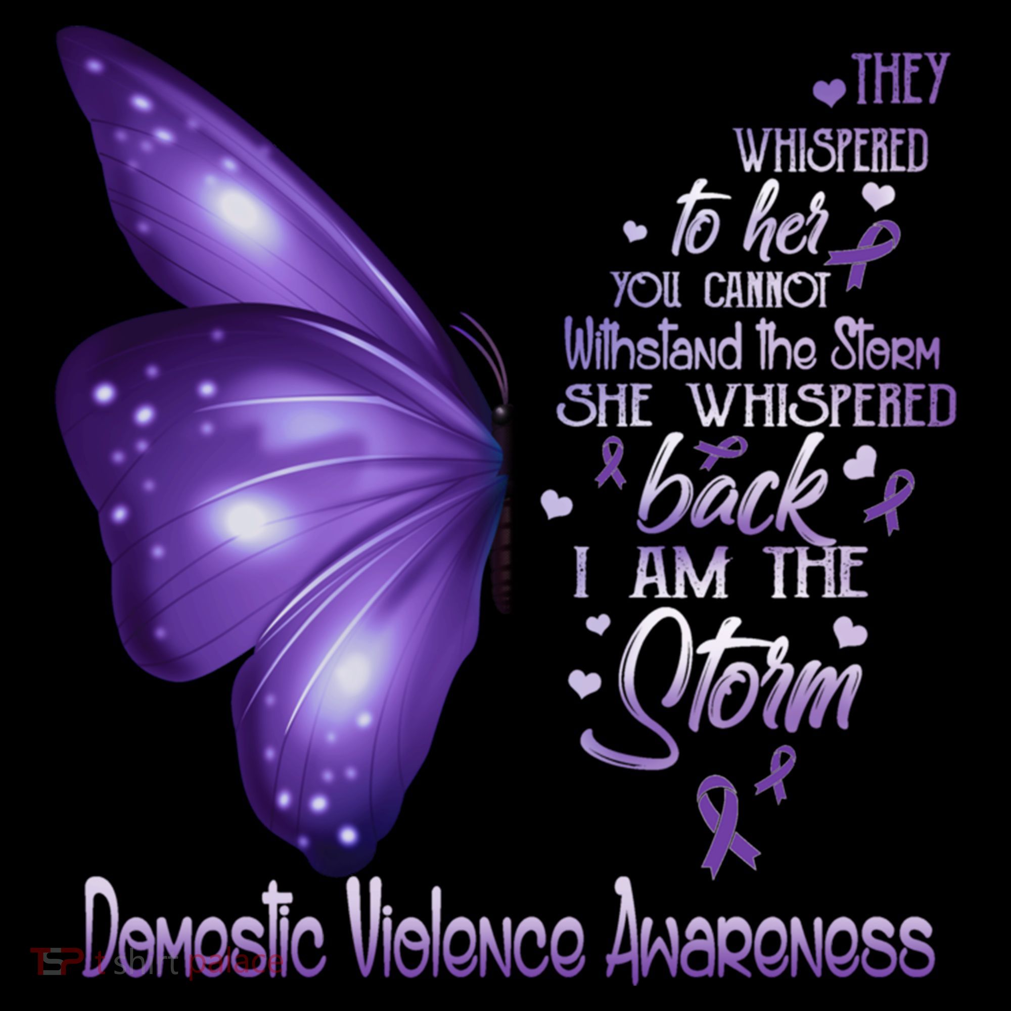 I Am The Storm Domestic Violence Awareness Butterfly Gift Coffee Mug
