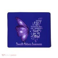 I Am The Storm Domestic Violence Awareness Butterfly Gift Mousepad thumb 0