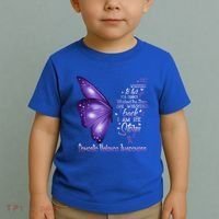 I Am The Storm Domestic Violence Awareness Butterfly Gift Toddler T-Shirt thumb 2