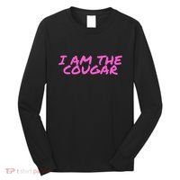 I Am The Cougar Im The Cougar Long Sleeve Shirt thumb 0