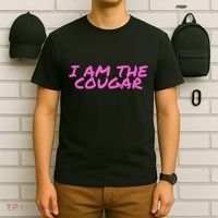 I Am The Cougar Im The Cougar T-Shirt thumb 6