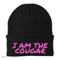I Am The Cougar Im The Cougar Beanie thumb 0