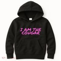 I Am The Cougar Im The Cougar Kids Hoodie thumb 0