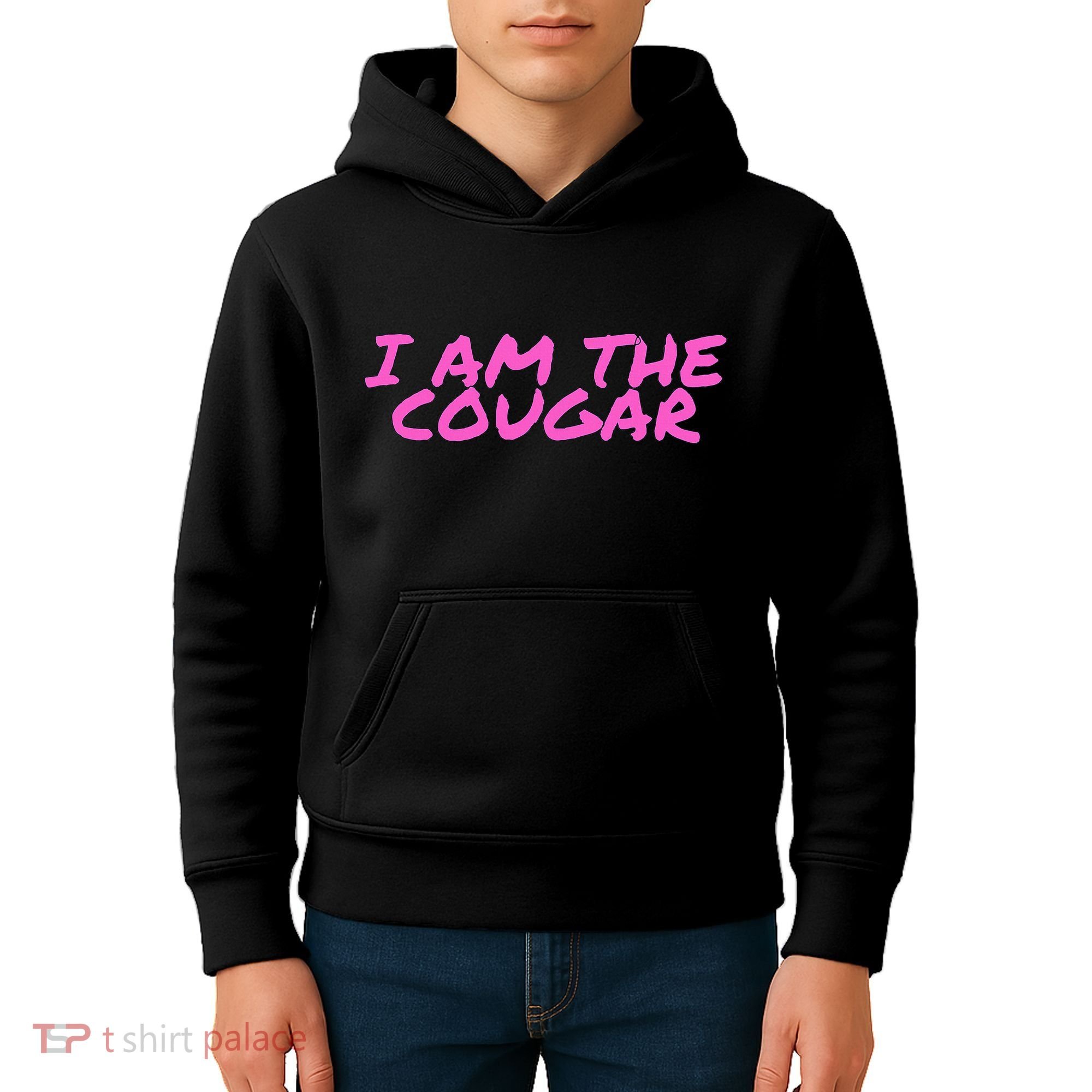 I Am The Cougar Im The Cougar Kids Hoodie