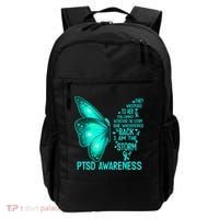 I Am The Storm PTSD Awareness Butterfly Backpack thumb 0