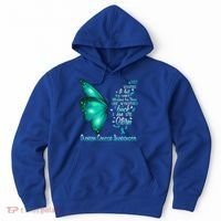 I Am The Storm Ovarian Cancer Awareness Butterfly Gift Hoodie thumb 0