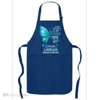 I Am The Storm Ovarian Cancer Awareness Butterfly Gift Apron thumb 0