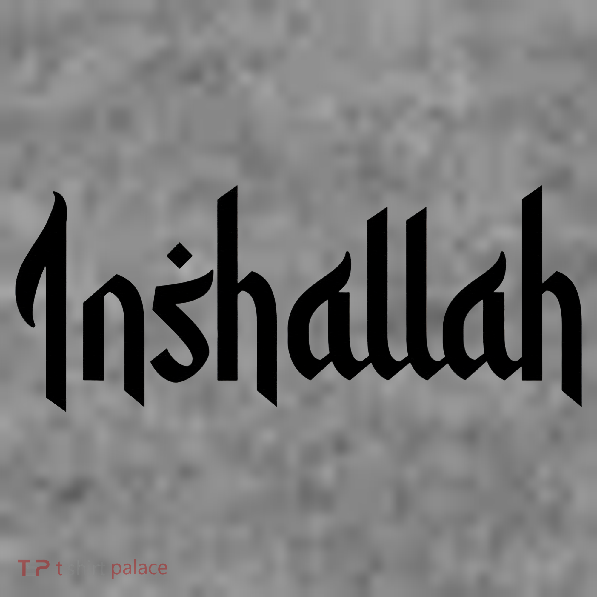 Inshallah Arabic Text Islam Muslim Gift Toddler Hoodie