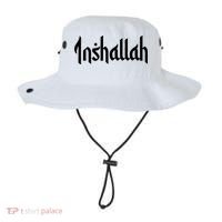 Inshallah Arabic Text Islam Muslim Gift Bucket Hat thumb 0