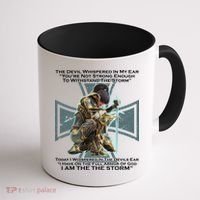 I Am The Storm Female Knight Warrioress Coffee Mug thumb 1