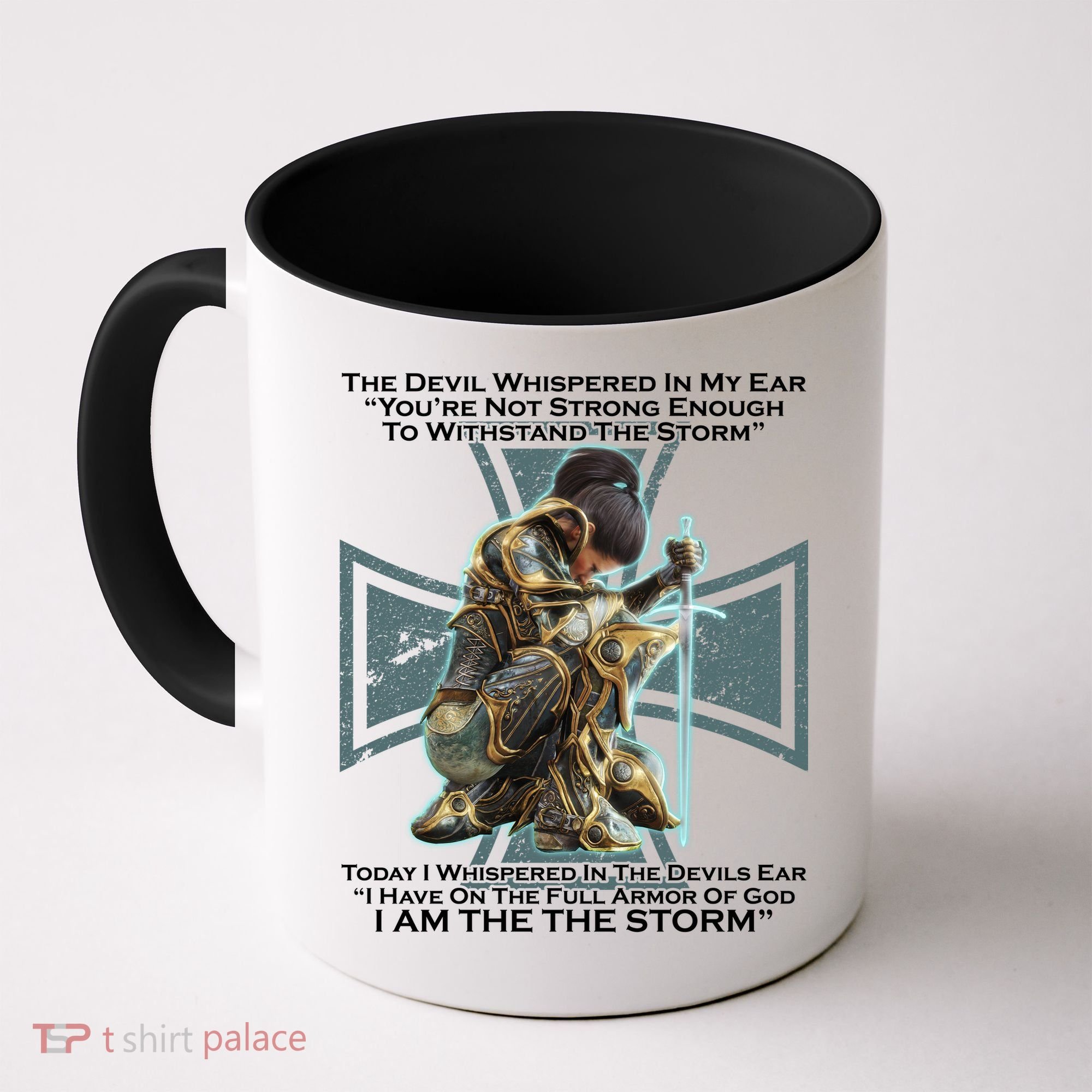 I Am The Storm Female Knight Warrioress Coffee Mug