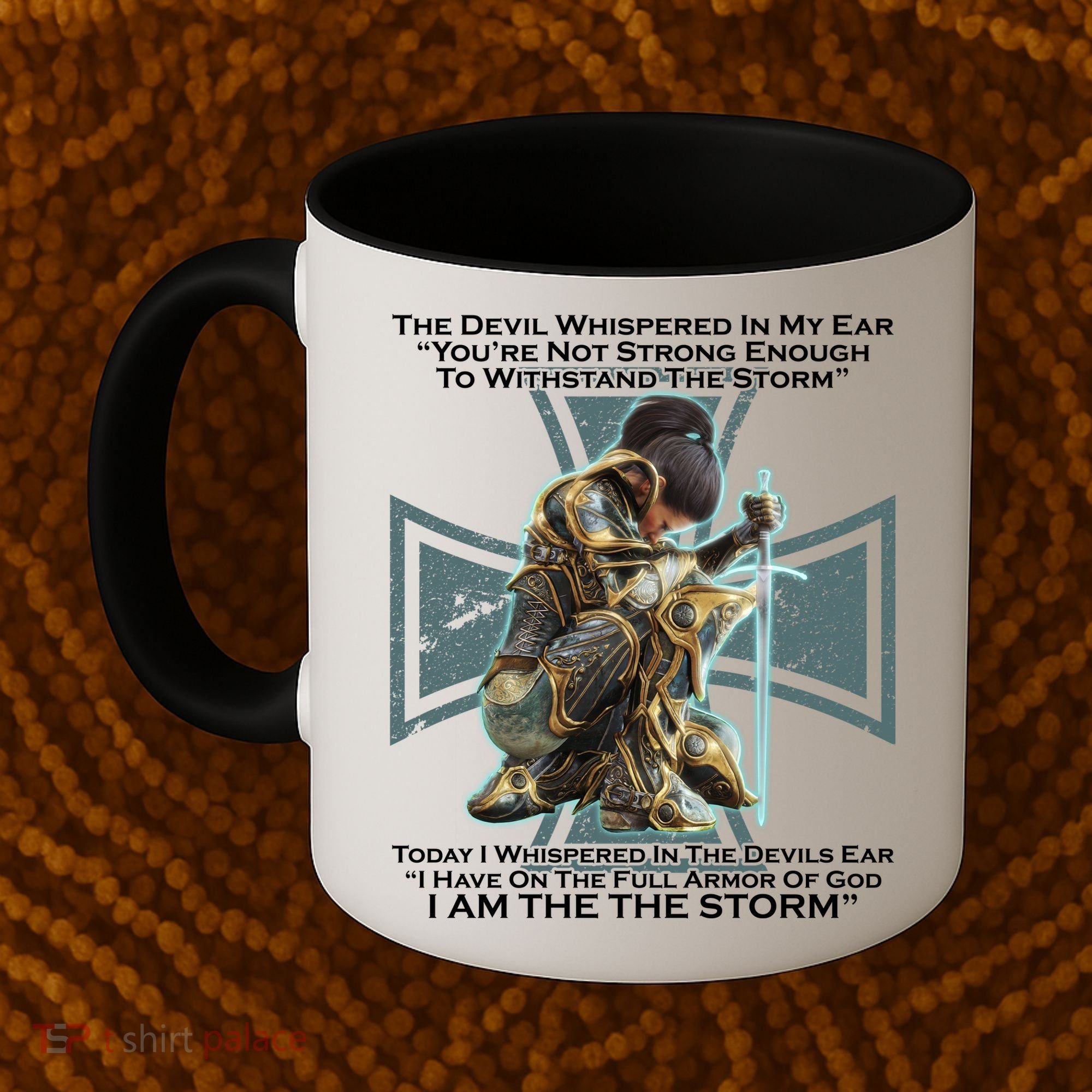 I Am The Storm Female Knight Warrioress Coffee Mug