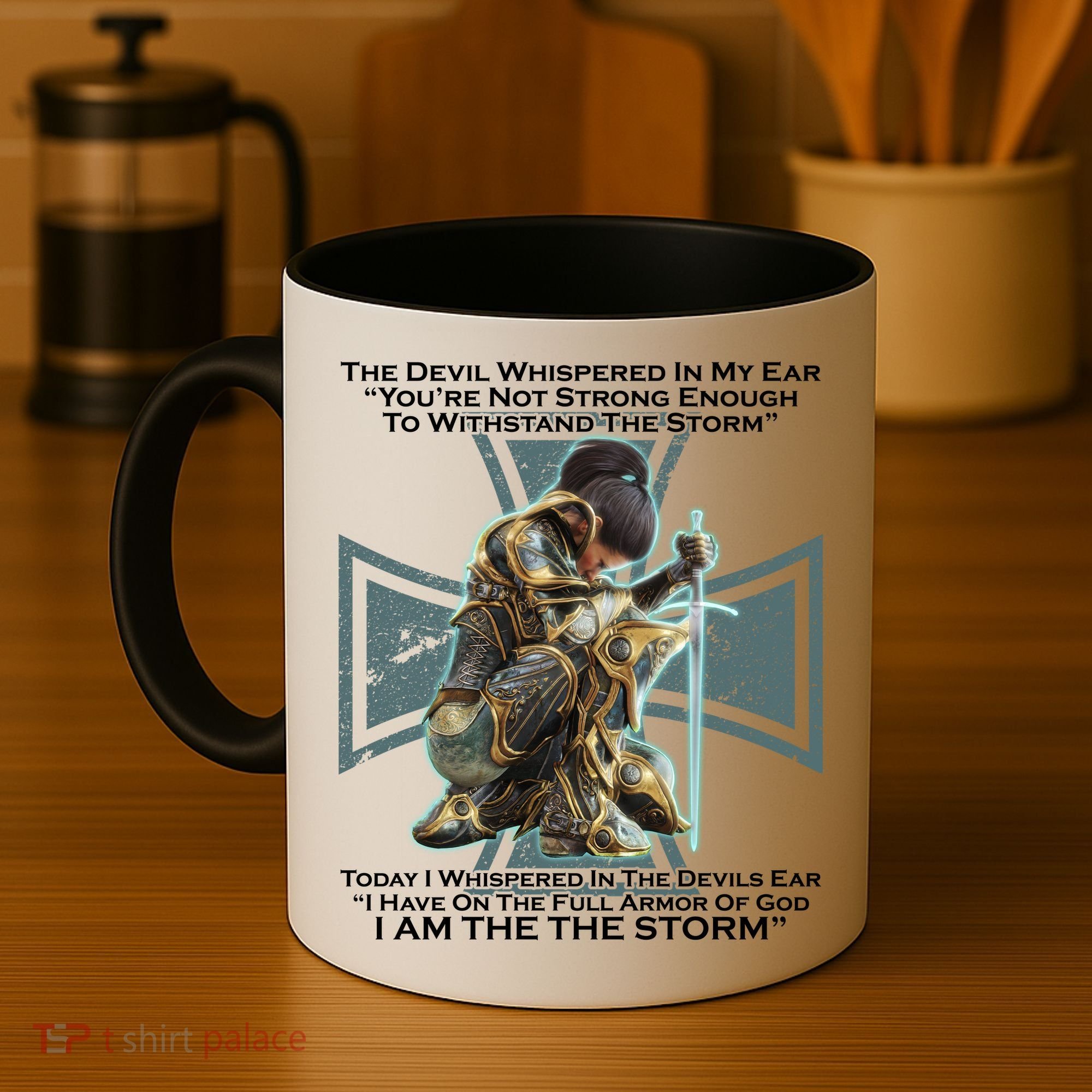 I Am The Storm Female Knight Warrioress Coffee Mug