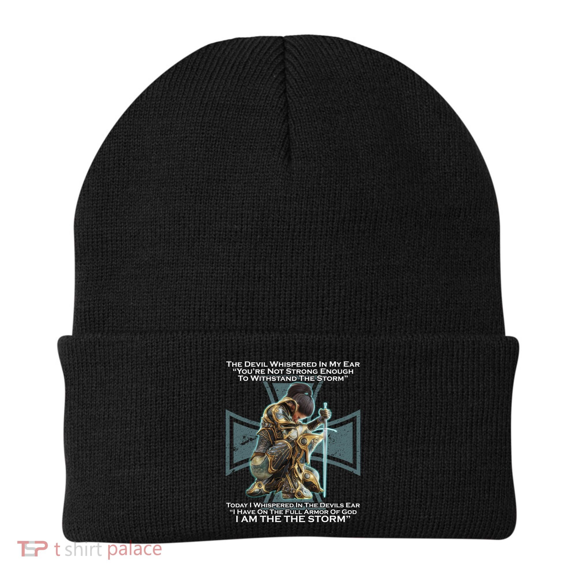 I Am The Storm Female Knight Warrioress Beanie