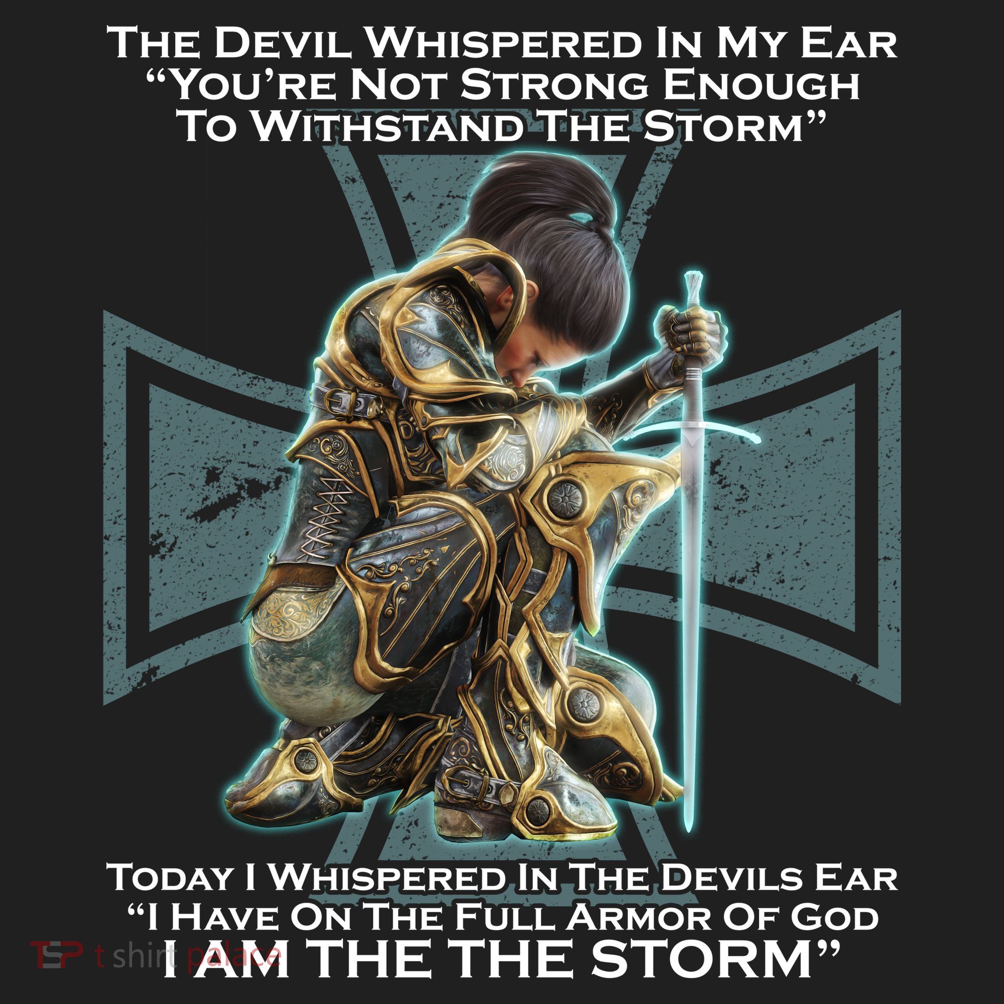 I Am The Storm Female Knight Warrioress Beanie