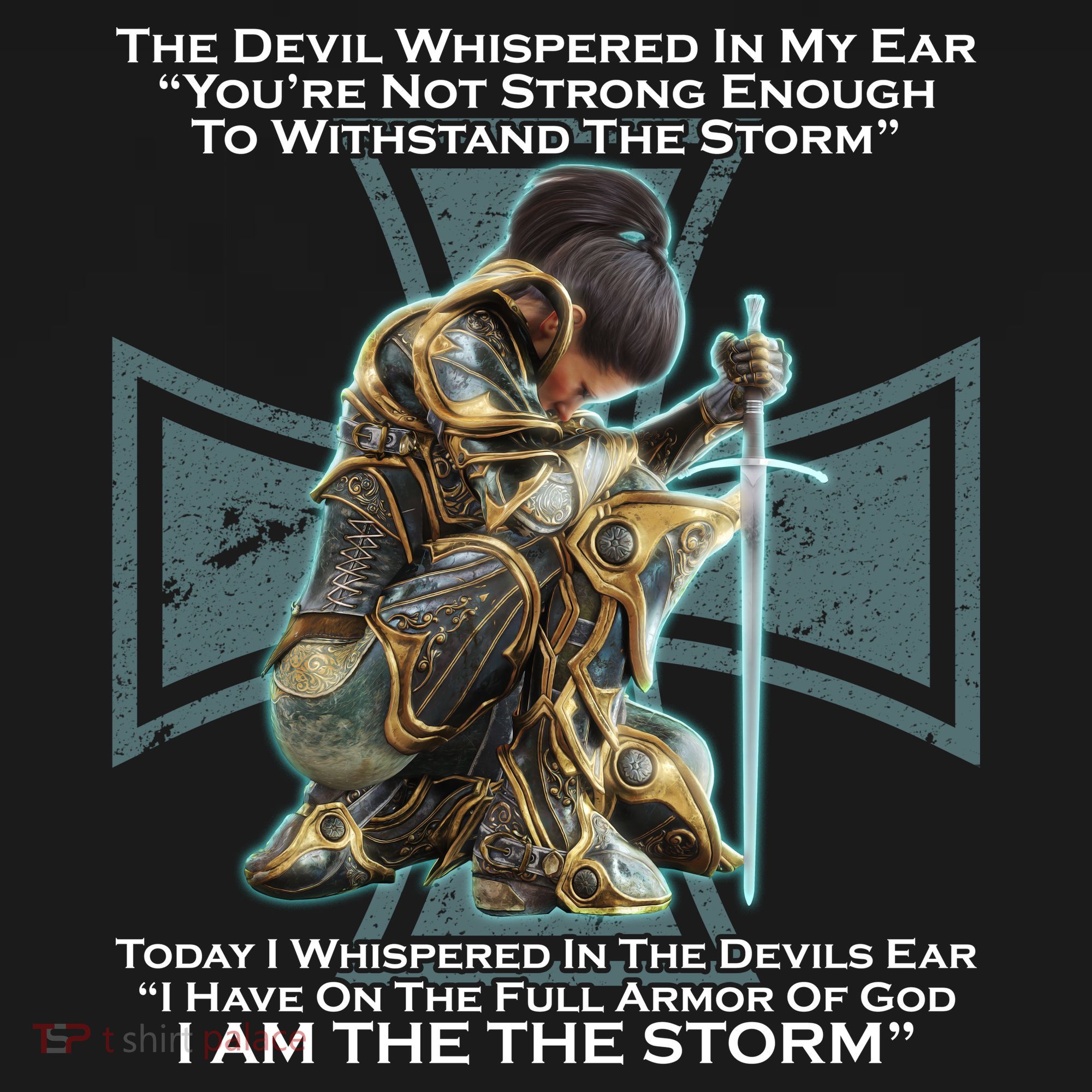 I Am The Storm Female Knight Warrioress Women's Hoodie