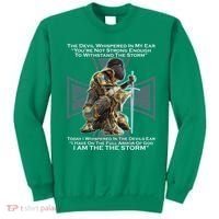 I Am The Storm Female Knight Warrioress Sweatshirt thumb 0