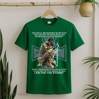 I Am The Storm Female Knight Warrioress T-Shirt thumb 2