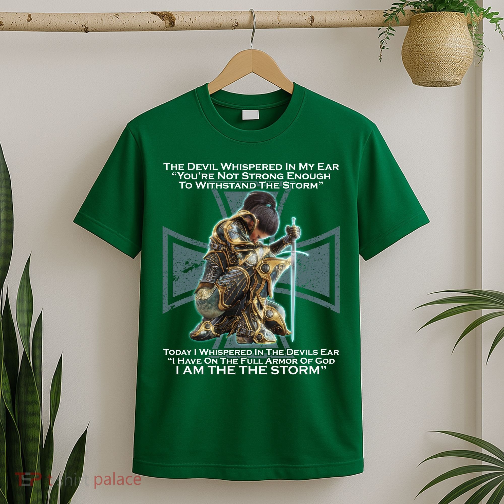 I Am The Storm Female Knight Warrioress T-Shirt
