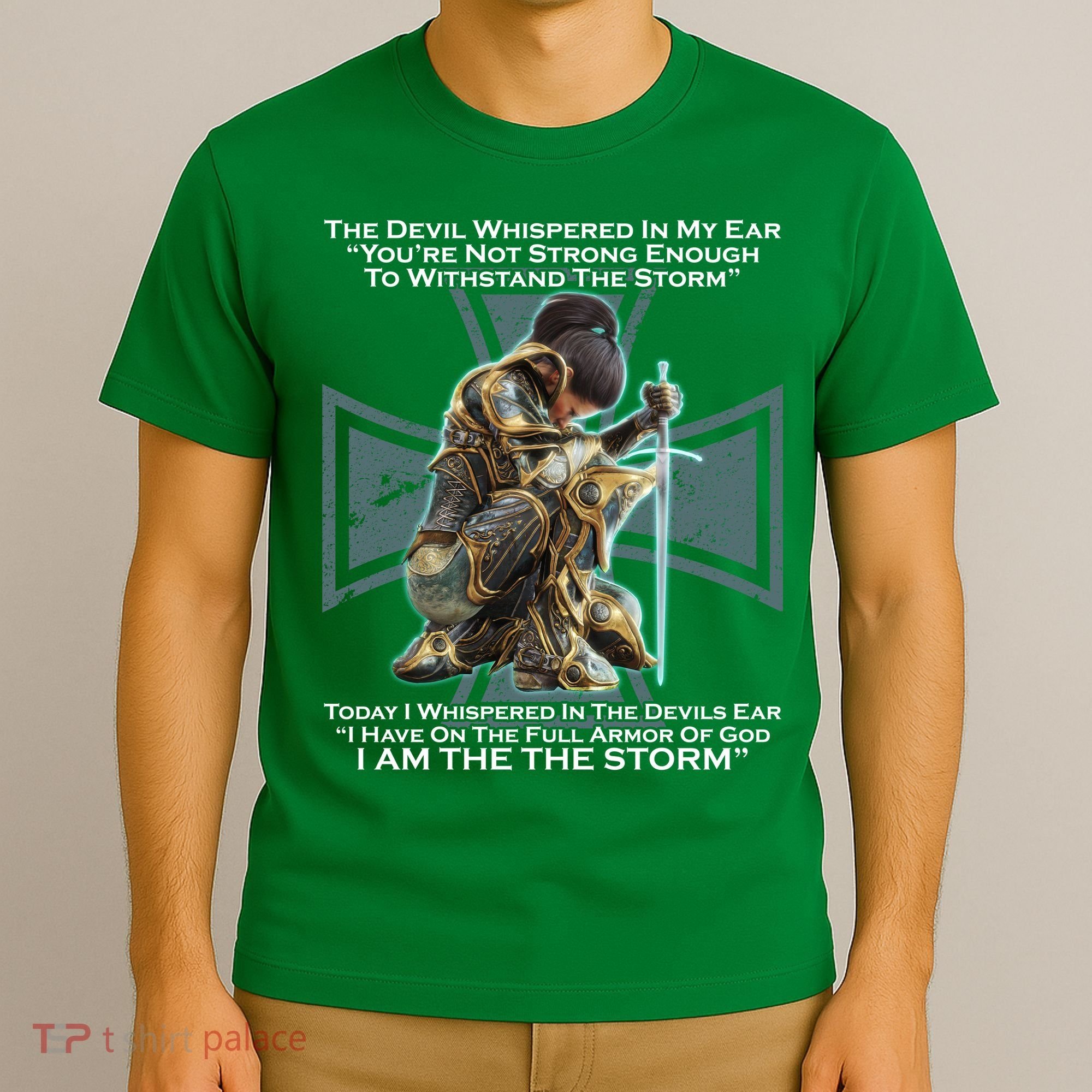 I Am The Storm Female Knight Warrioress T-Shirt