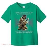 I Am The Storm Female Knight Warrioress Toddler T-Shirt thumb 0