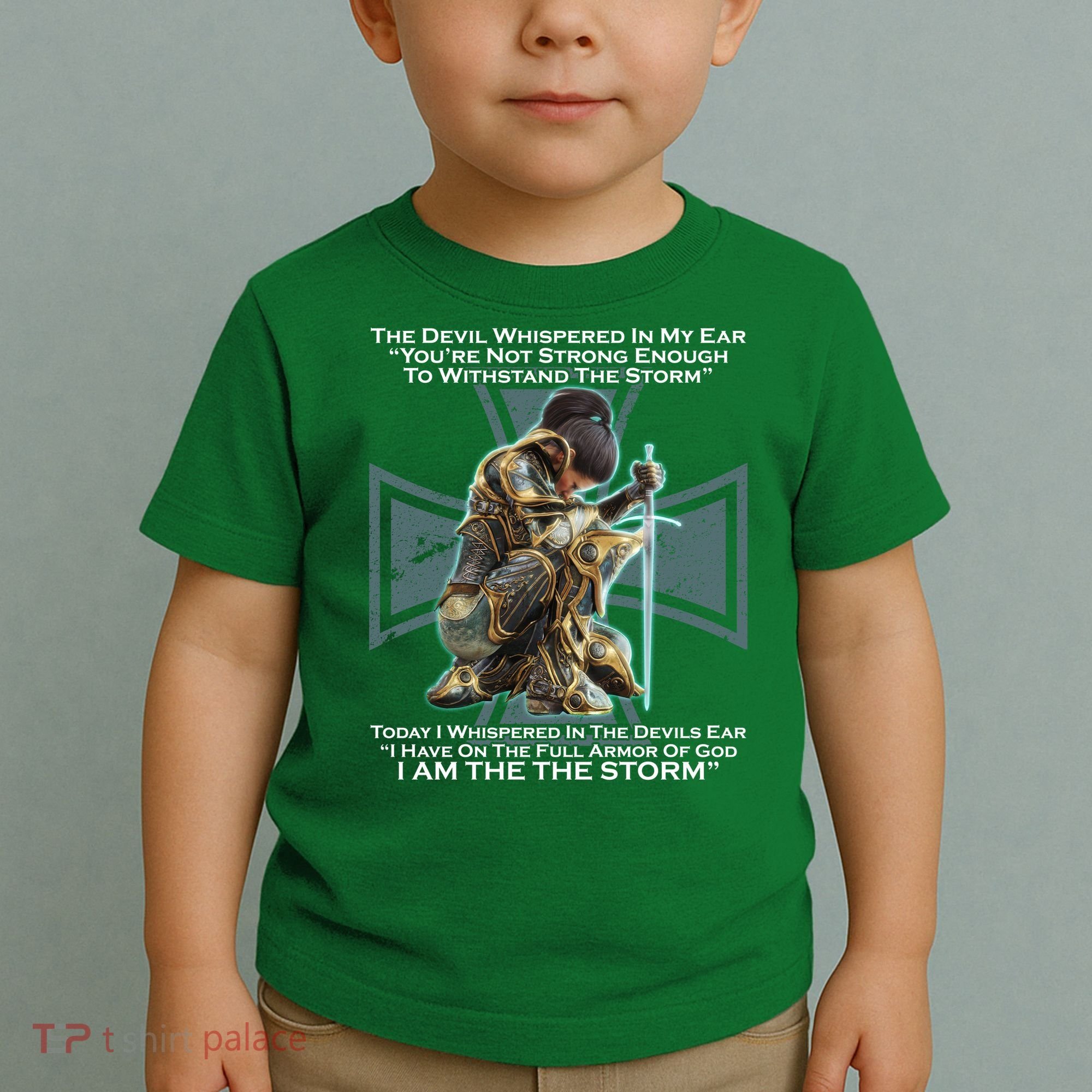 I Am The Storm Female Knight Warrioress Toddler T-Shirt