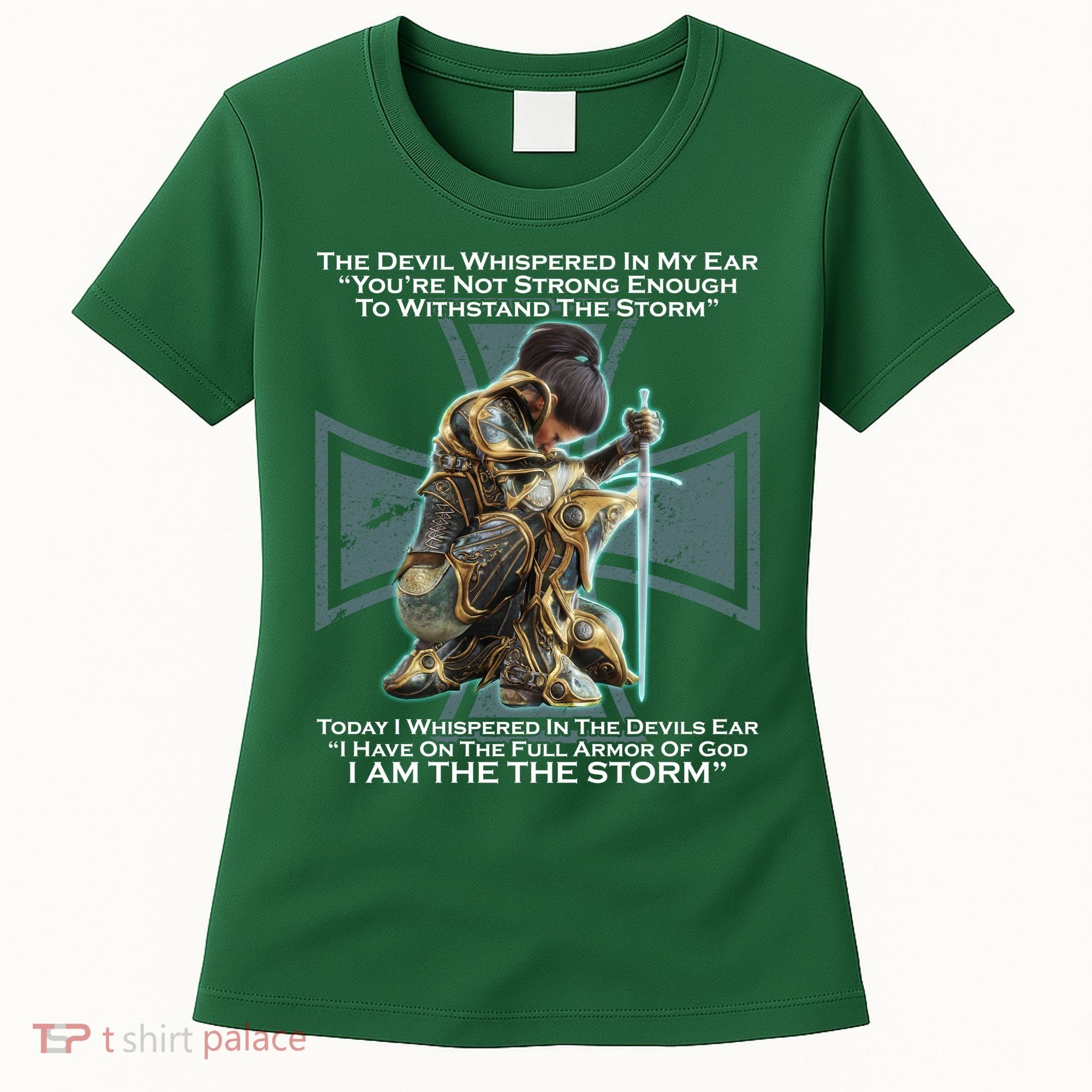 I Am The Storm Female Knight Warrioress Women's T-Shirt