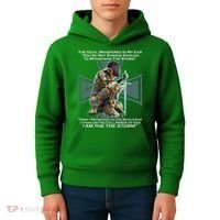 I Am The Storm Female Knight Warrioress Kids Hoodie thumb 4