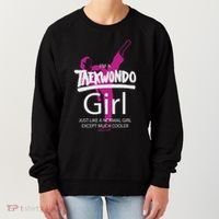 IM A Taekwondo Much Cooler Martial Arts Tkd Quote Funny Gift Women's Sweatshirt thumb 0