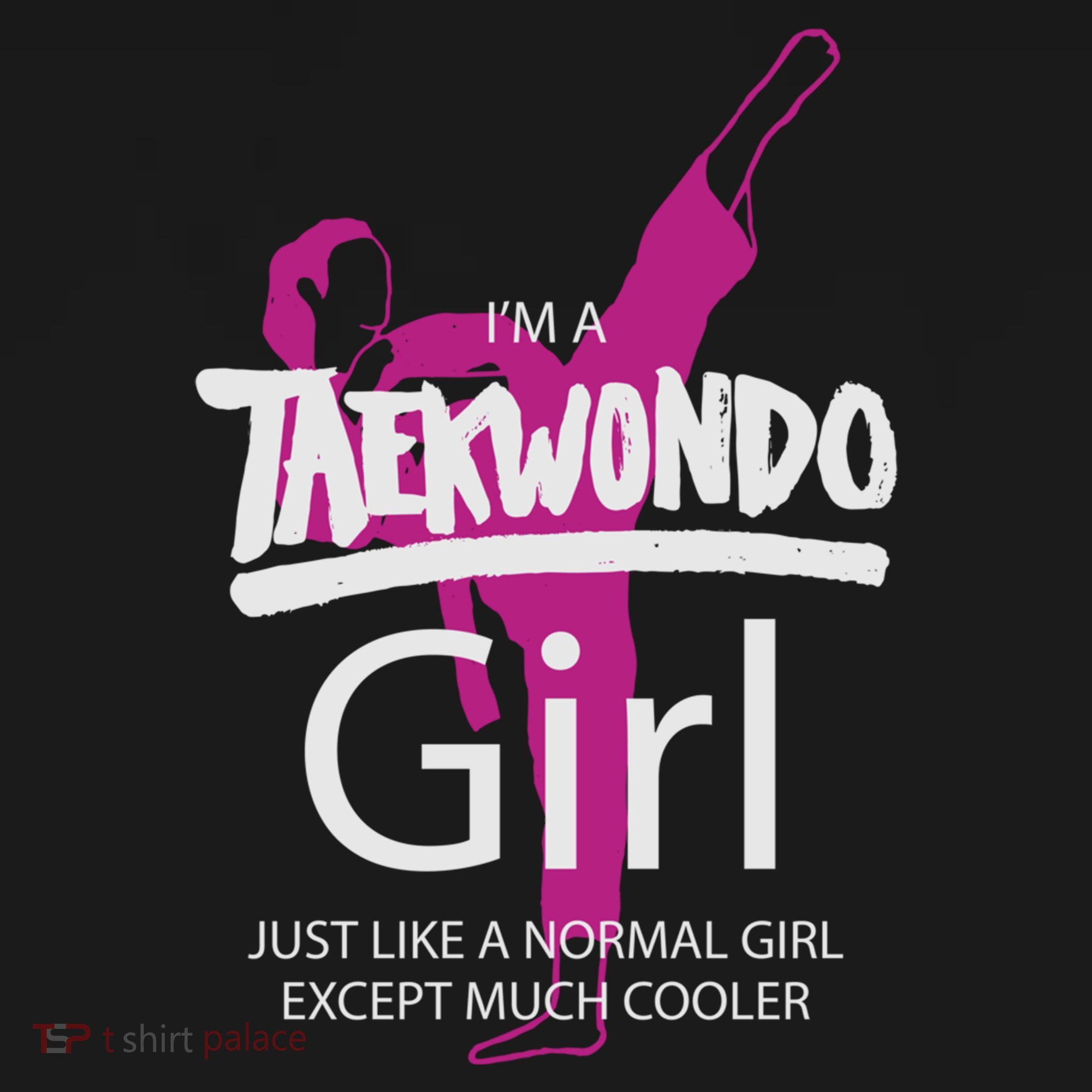 IM A Taekwondo Much Cooler Martial Arts Tkd Quote Funny Gift Women's Hoodie