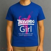 IM A Taekwondo Much Cooler Martial Arts Tkd Quote Funny Gift T-Shirt thumb 3