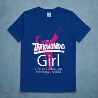 IM A Taekwondo Much Cooler Martial Arts Tkd Quote Funny Gift T-Shirt thumb 5