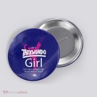 IM A Taekwondo Much Cooler Martial Arts Tkd Quote Funny Gift Button thumb 0
