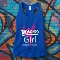 IM A Taekwondo Much Cooler Martial Arts Tkd Quote Funny Gift Women's Tank Top thumb 3