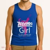 IM A Taekwondo Much Cooler Martial Arts Tkd Quote Funny Gift Tank Top thumb 3