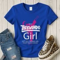 IM A Taekwondo Much Cooler Martial Arts Tkd Quote Funny Gift Women's T-Shirt thumb 3