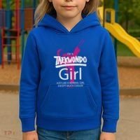 IM A Taekwondo Much Cooler Martial Arts Tkd Quote Funny Gift Kids Hoodie thumb 3