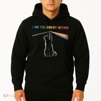 I Am The Enemy Within Kamala Harris Cat Lady Brighter Future Hoodie thumb 2