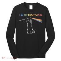 I Am The Enemy Within Kamala Harris Cat Lady Brighter Future Long Sleeve Shirt thumb 0