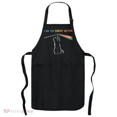 I Am The Enemy Within Kamala Harris Cat Lady Brighter Future Apron
